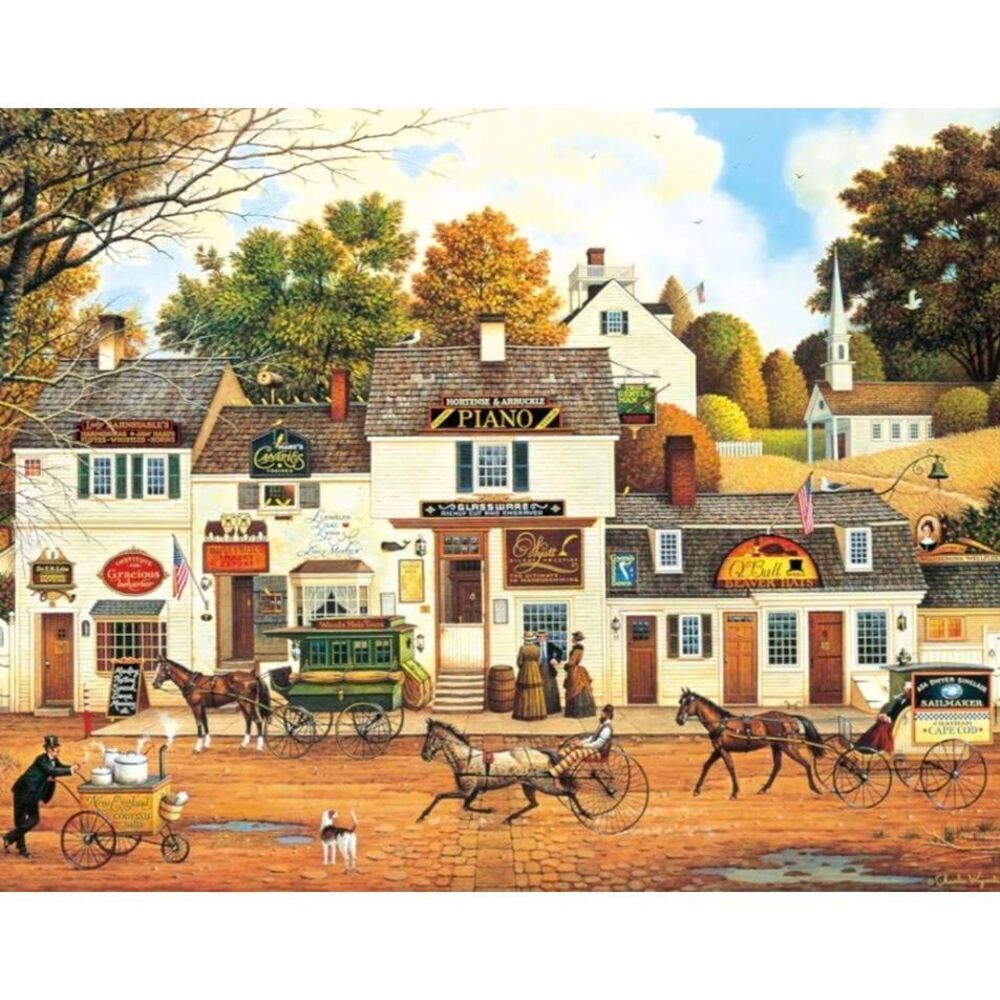 Buffalo Games - Charles Wysocki - Olde Cape Cod - 1000 Piece Jigsaw Puzzle Silve
